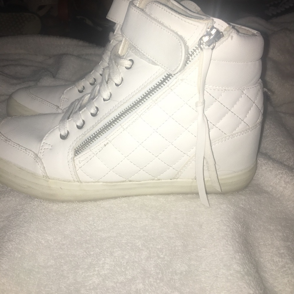 JustFab high top sneakers